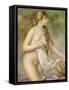 Bather with Long Hair, circa 1895-Pierre-Auguste Renoir-Framed Stretched Canvas