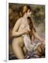 Bather with Long Hair-Pierre-Auguste Renoir-Framed Art Print