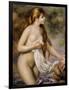 Bather with Long Hair-Pierre-Auguste Renoir-Framed Art Print