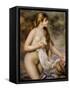 Bather with Long Hair-Pierre-Auguste Renoir-Framed Stretched Canvas