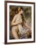 Bather with Long Hair-Pierre-Auguste Renoir-Framed Art Print