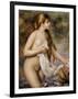 Bather with Long Hair-Pierre-Auguste Renoir-Framed Art Print