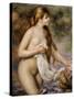 Bather with Long Hair-Pierre-Auguste Renoir-Stretched Canvas