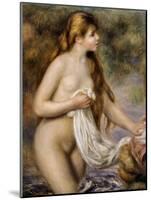 Bather with Long Hair-Pierre-Auguste Renoir-Mounted Art Print