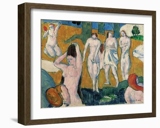 Bathers, 1889-Emile Bernard-Framed Giclee Print