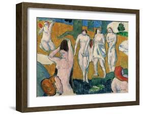 Bathers, 1889-Emile Bernard-Framed Giclee Print