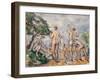 Bathers, 1890-92-Paul Cézanne-Framed Giclee Print