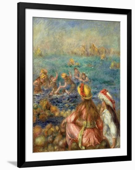 Bathers, 1892-Pierre-Auguste Renoir-Framed Giclee Print