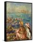 Bathers, 1892-Pierre-Auguste Renoir-Framed Stretched Canvas