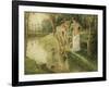 Bathers, 1896-Camille Pissarro-Framed Giclee Print