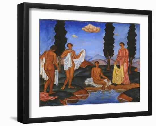 Bathers, 1910-Eugeniusz Zak-Framed Giclee Print