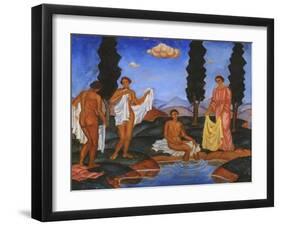 Bathers, 1910-Eugeniusz Zak-Framed Giclee Print