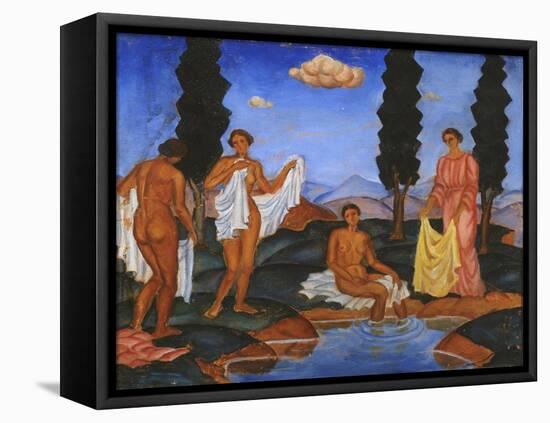 Bathers, 1910-Eugeniusz Zak-Framed Stretched Canvas
