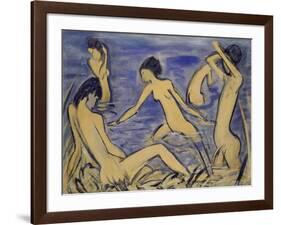 Bathers, 1913-Otto Mueller-Framed Giclee Print