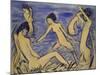 Bathers, 1913-Otto Mueller-Mounted Giclee Print