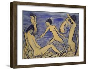 Bathers, 1913-Otto Mueller-Framed Giclee Print