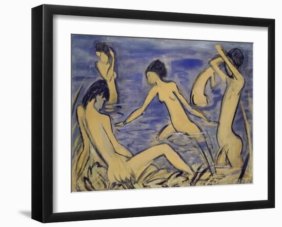 Bathers, 1913-Otto Mueller-Framed Giclee Print