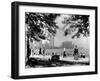 Bathers and Strollers Enjoying a Fine Day at Oak Street Beach-null-Framed Photographic Print