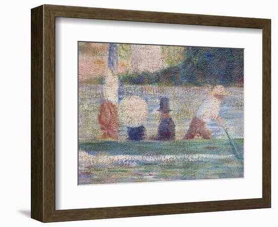 Bathers at Asnieres, 1884-Georges Seurat-Framed Giclee Print