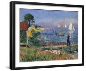 Bathers at Bellport-William James Glackens-Framed Giclee Print