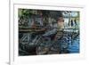 Bathers At La Grenoulli?-Claude Monet-Framed Premium Giclee Print