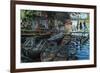 Bathers At La Grenoulli?-Claude Monet-Framed Premium Giclee Print