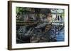 Bathers At La Grenoulli?-Claude Monet-Framed Art Print