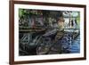 Bathers At La Grenoulli?-Claude Monet-Framed Art Print