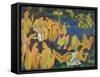 Bathers at Moritzburg-Ernst Ludwig Kirchner-Framed Stretched Canvas