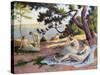 Bathers at Saint Tropez; Baigneuses a Saint-Tropez, 1892-Maximilien Luce-Stretched Canvas
