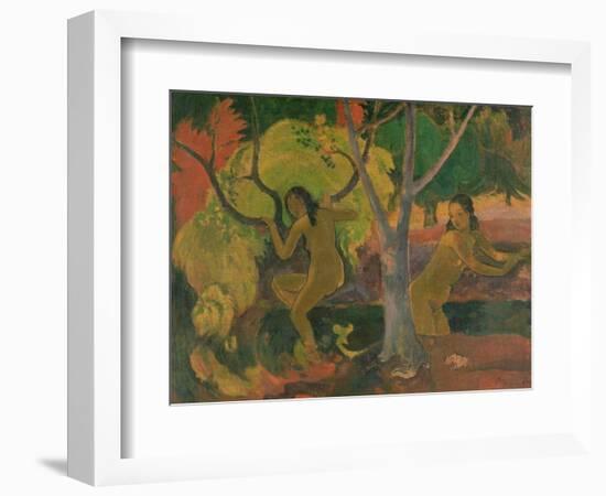 Bathers at Tahiti, 1897-Paul Gauguin-Framed Giclee Print