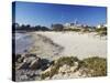 Bathers Beach and Round House, Fremantle, Western Australia, Australia, Pacific-Ian Trower-Stretched Canvas