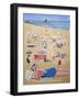 Bathers, Broadhaven Beach, Dyfed, 1995-Huw S. Parsons-Framed Premium Giclee Print