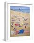 Bathers, Broadhaven Beach, Dyfed, 1995-Huw S. Parsons-Framed Premium Giclee Print