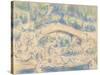 Bathers by a Bridge, 1900-06-Paul Cezanne-Stretched Canvas