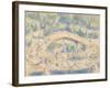 Bathers by a Bridge, 1900-06-Paul Cezanne-Framed Giclee Print