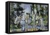 Bathers, c.1890-Paul Cézanne-Framed Stretched Canvas