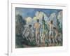 Bathers, C. 1890-Paul Cézanne-Framed Giclee Print