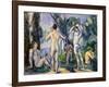 Bathers, C1890-Paul Cézanne-Framed Giclee Print