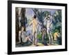 Bathers, C1890-Paul Cézanne-Framed Giclee Print