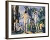 Bathers, C1890-Paul Cézanne-Framed Giclee Print