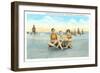 Bathers, Carolina Beach, Wilmington, North Carolina-null-Framed Art Print