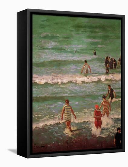 Bathers, Dieppe, 1902-Walter Richard Sickert-Framed Stretched Canvas