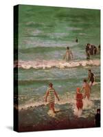 Bathers, Dieppe, 1902-Walter Richard Sickert-Stretched Canvas
