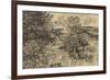 Bathers in a Brook-Rodolphe Bresdin-Framed Giclee Print