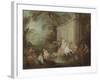 Bathers in a Park-Jean-Baptiste Joseph Pater-Framed Giclee Print