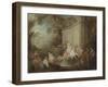 Bathers in a Park-Jean-Baptiste Joseph Pater-Framed Giclee Print