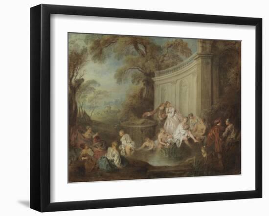 Bathers in a Park-Jean-Baptiste Joseph Pater-Framed Giclee Print