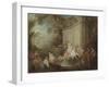 Bathers in a Park-Jean-Baptiste Joseph Pater-Framed Giclee Print