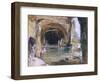 Bathers Inside the Cave, Naples, 1858-Giacinto Gigante-Framed Giclee Print